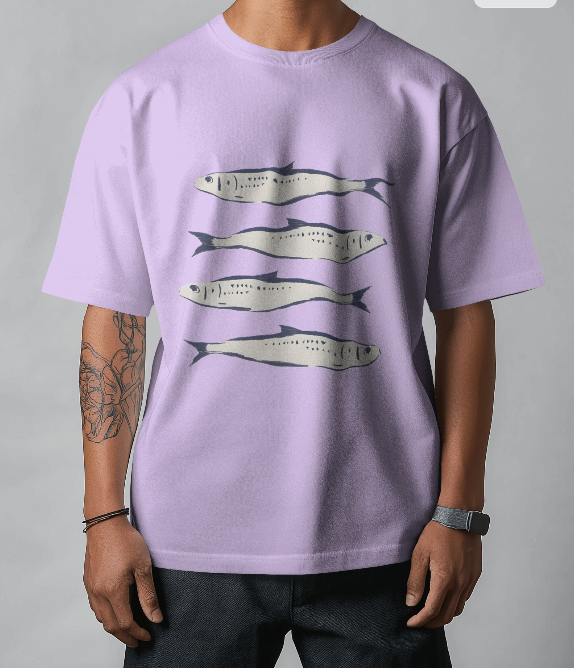 cool simple fish tee (Unisex)