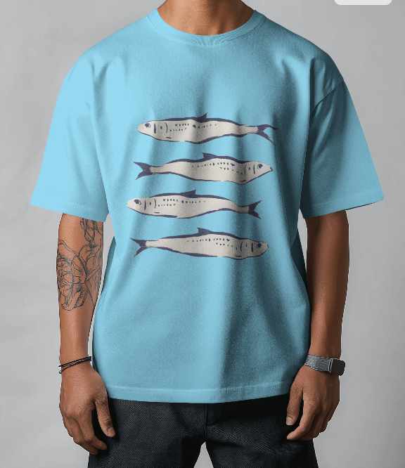 cool simple fish tee (Unisex)